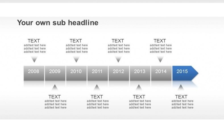 Eight Years Timeline Row Slide Feature Image