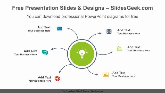Six-Radial-Icons-PowerPoint-Diagram feature image