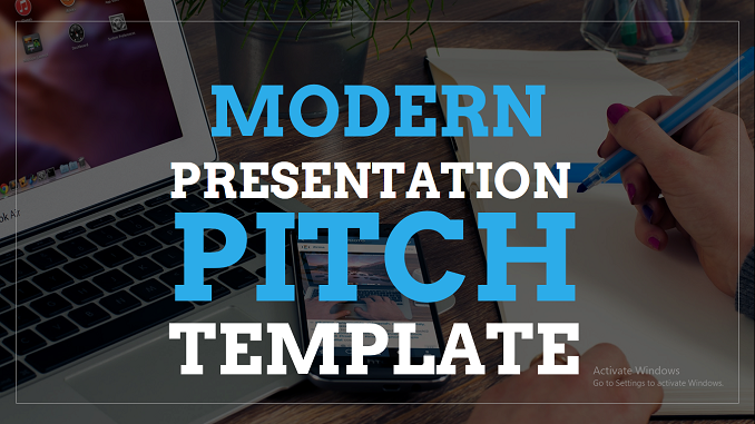 Modern Pitch Presentation Template Feature Image