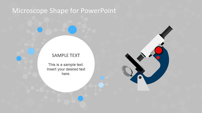 Microscope Shape for PowerPoint